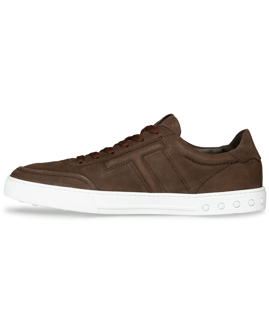 Herr | Tod's Cassetta Sportivo Sneaker Dark Brown Nubuck | Tod's | Cassetta Sportivo Sneaker Dark Brown Nubuck