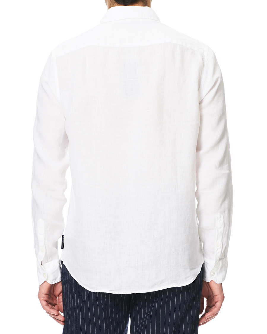 Herr | Skjortor | Emporio Armani | Linen Shirt White
