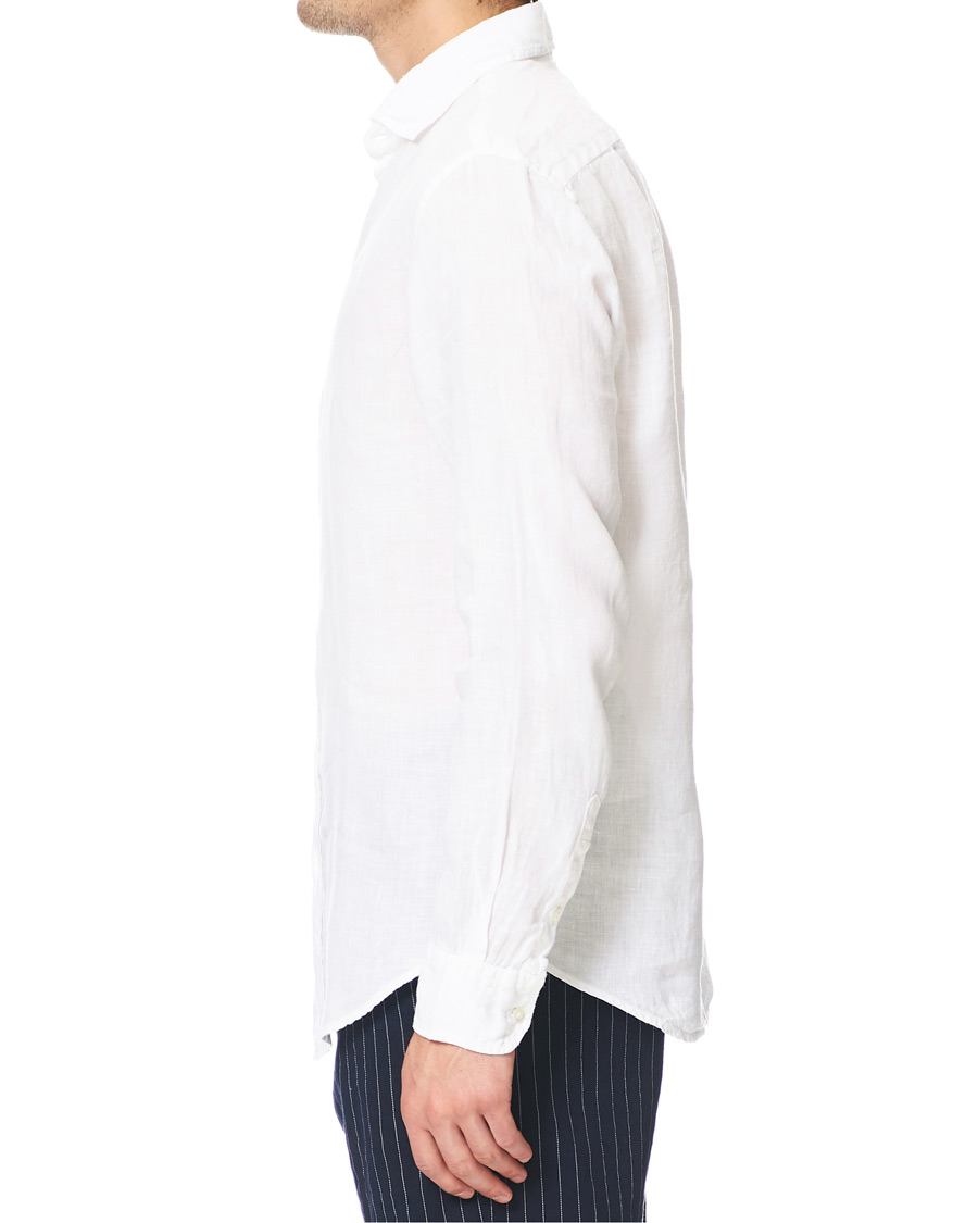 Herr | Skjortor | Emporio Armani | Linen Shirt White