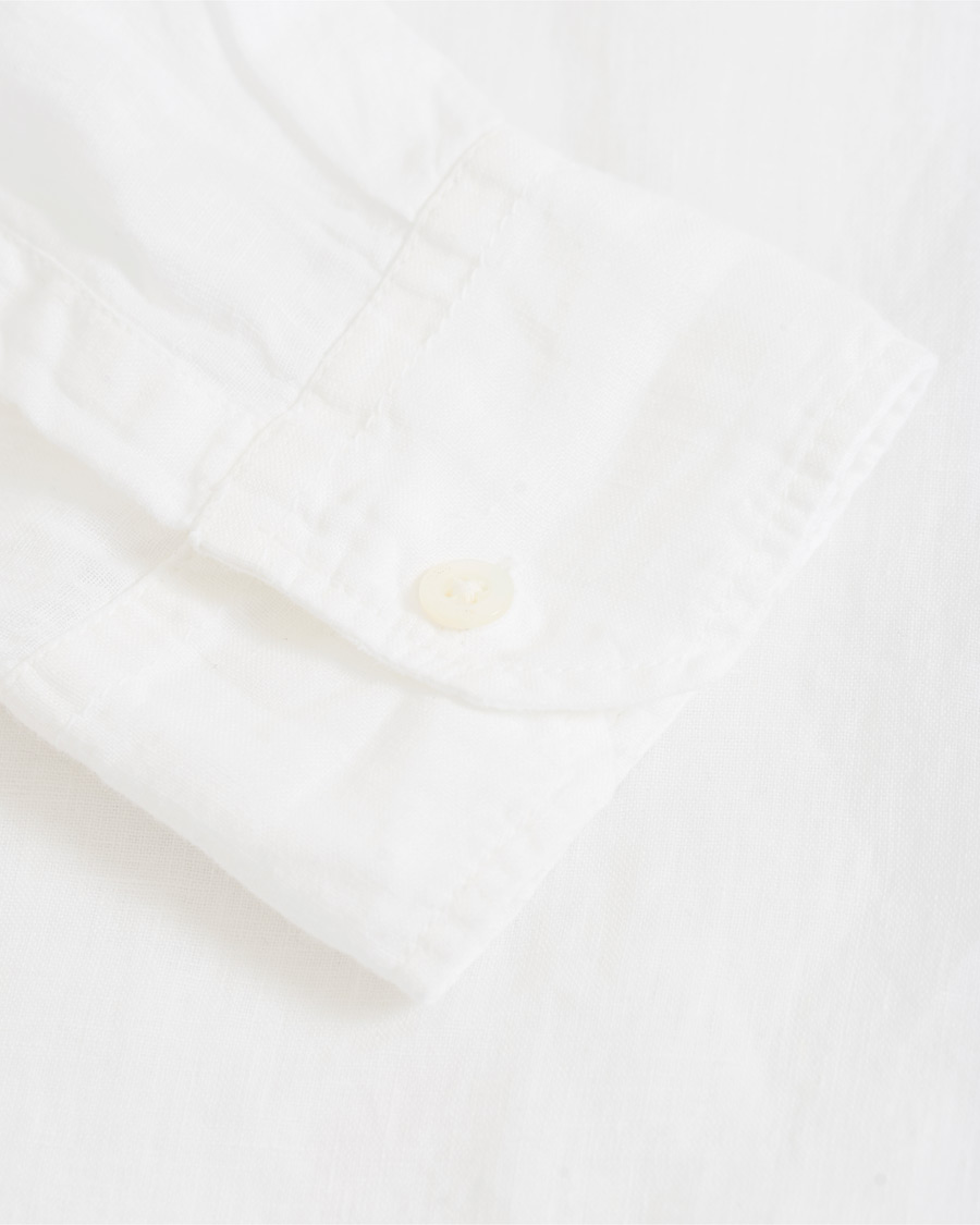 Herr | Skjortor | Emporio Armani | Linen Shirt White