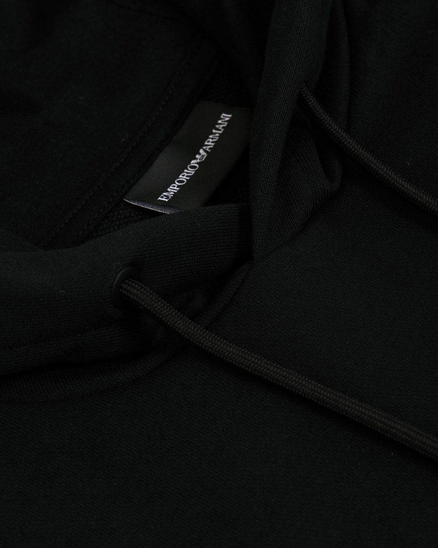 Herr | Tröjor | Emporio Armani | Eagle Hoodie Black
