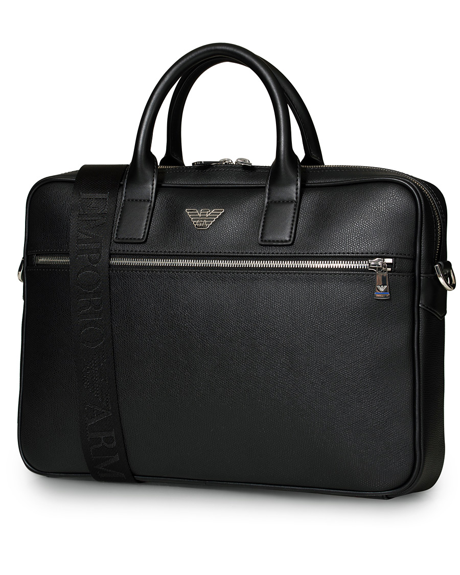 Herr | Emporio Armani Computer Bag Black | Emporio Armani | Computer Bag Black