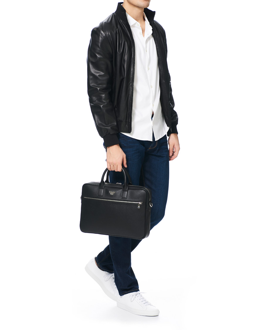 Herr | Emporio Armani Computer Bag Black | Emporio Armani | Computer Bag Black