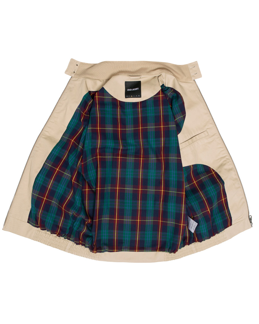 Herr | Jackor | Lyle & Scott | Harrington Jacket Stone