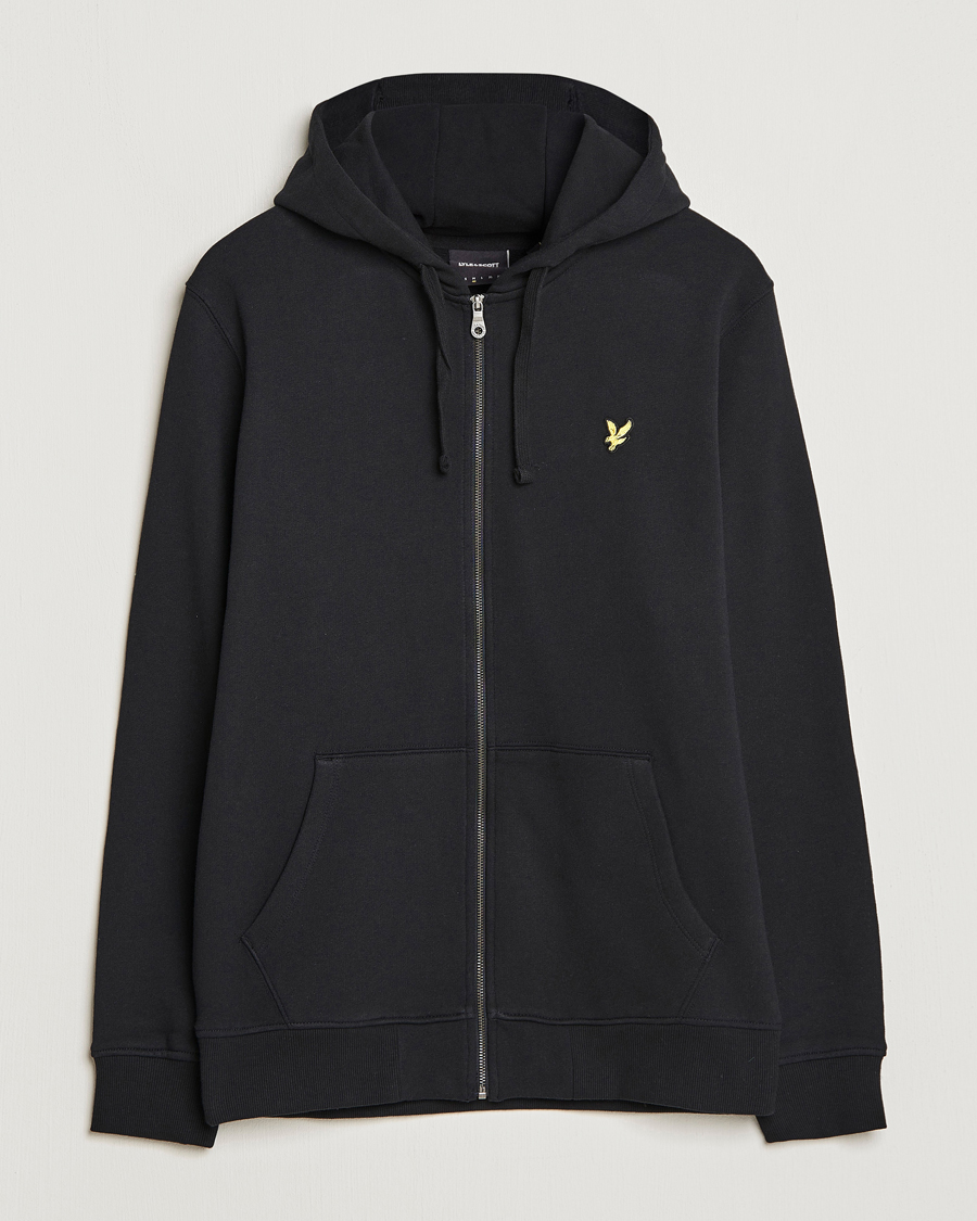 Lyle Scott Full Zip Hoodie Jet Black