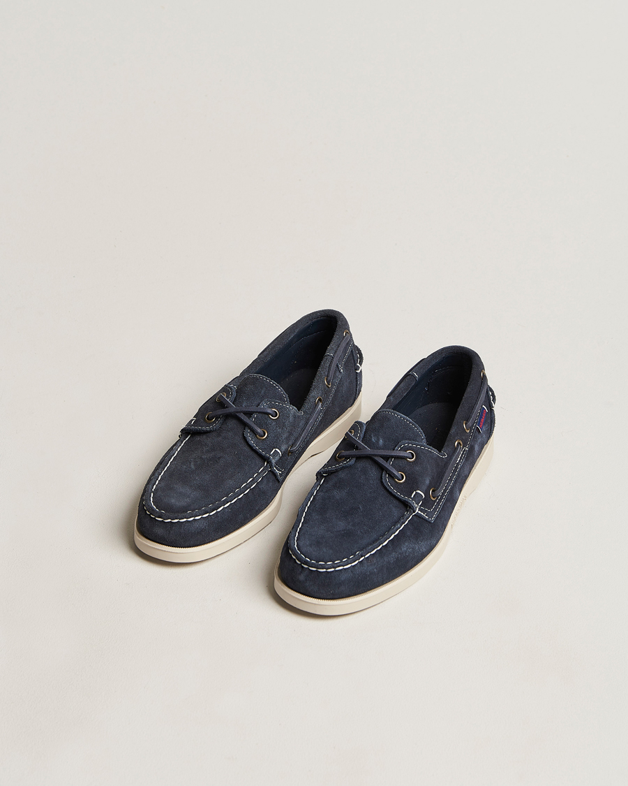 Herr | Seglarskor | Sebago | Docksides Suede Boat Shoe Navy