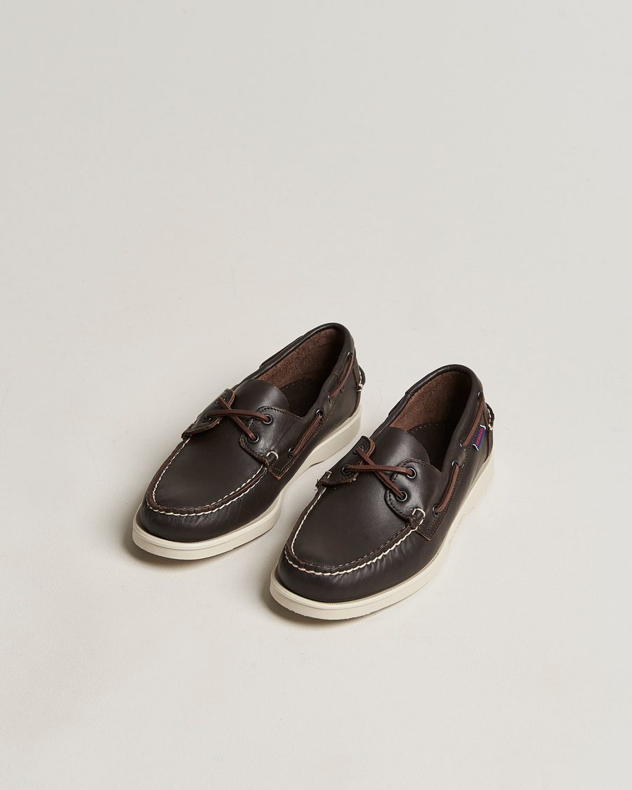 Herr | Sebago | Sebago | Dockside Boat Shoe Dark Brown