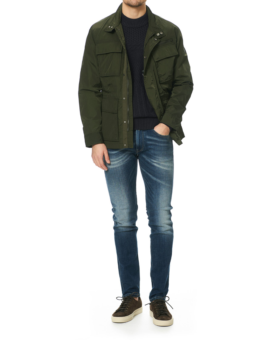Herr | Jackor | Morris | Fairmont Patch Pocket Field Jacket Army Green