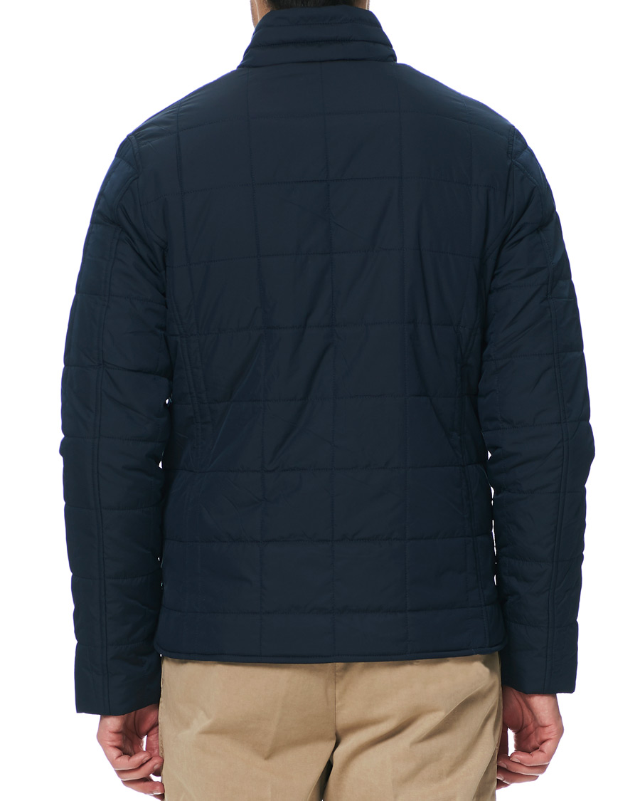Herr | Jackor | Morris | Quilted Crew Jacket Navy