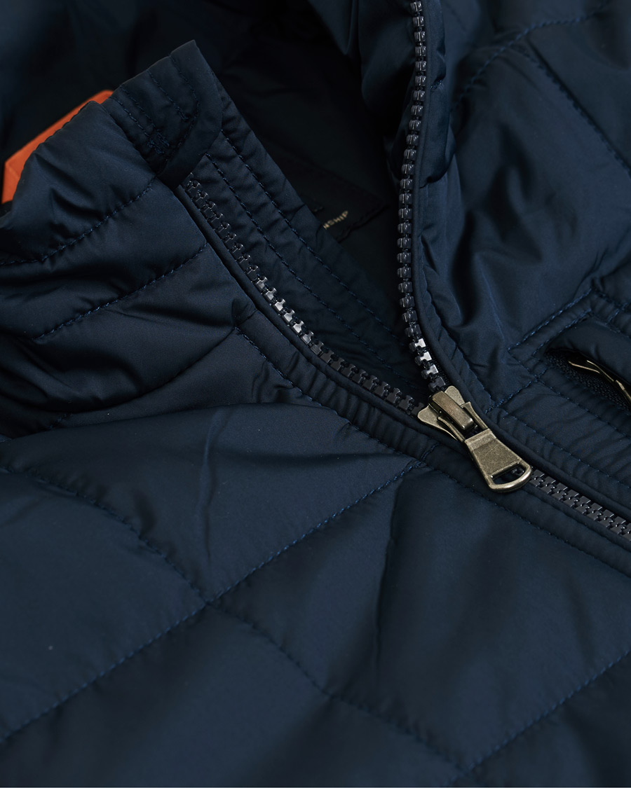 Herr | Jackor | Morris | Quilted Crew Jacket Navy