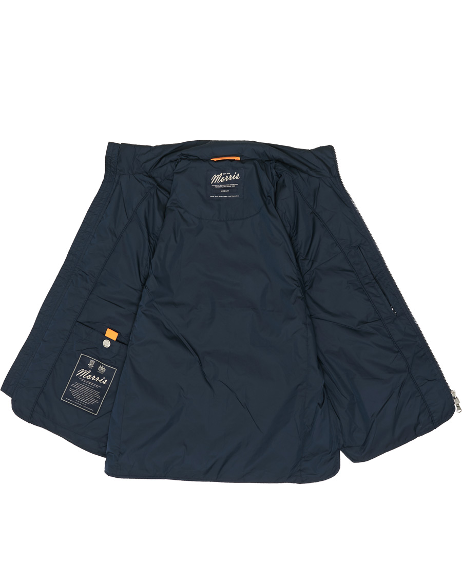 Herr | Jackor | Morris | Quilted Crew Vest Navy