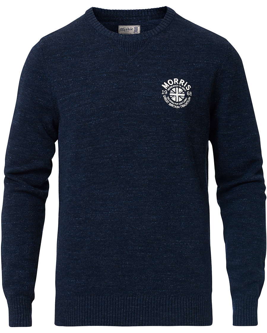 Herr | Tröjor | Morris | Leron Knitted O-Neck Navy