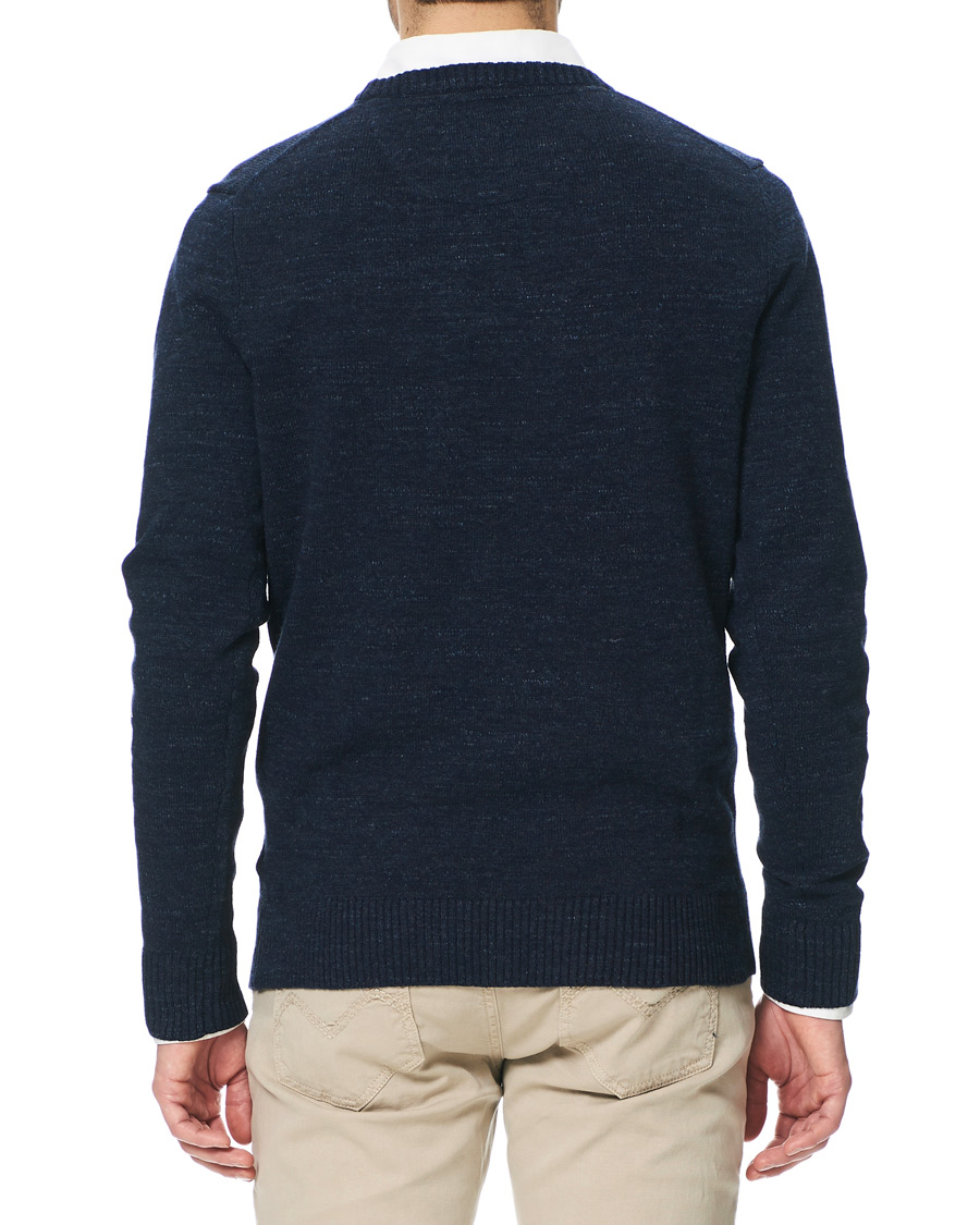 Herr | Tröjor | Morris | Leron Knitted O-Neck Navy