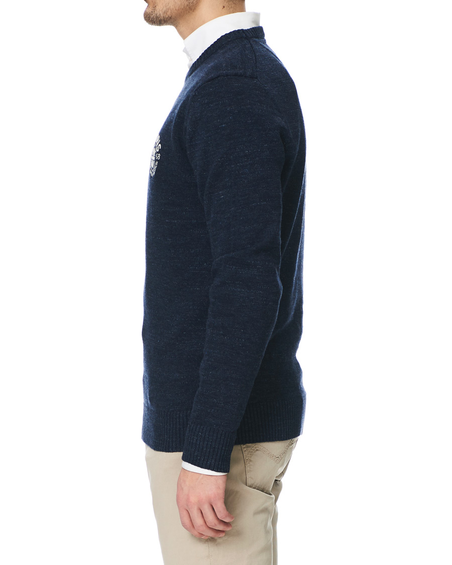Herr | Tröjor | Morris | Leron Knitted O-Neck Navy