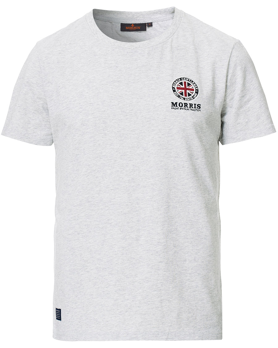 Herr | T-Shirts | Morris | Brando Logo Tee Grey