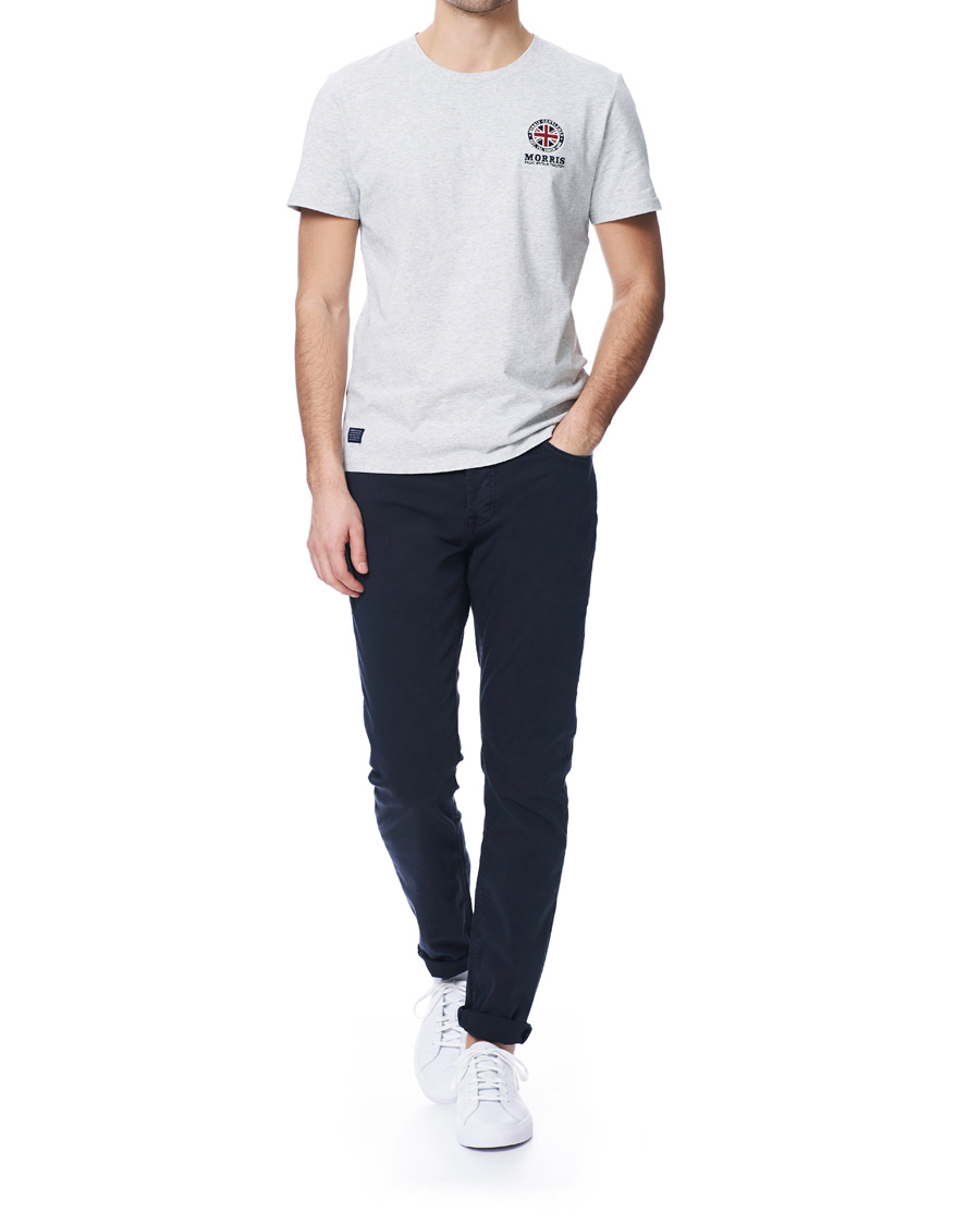 Herr | T-Shirts | Morris | Brando Logo Tee Grey