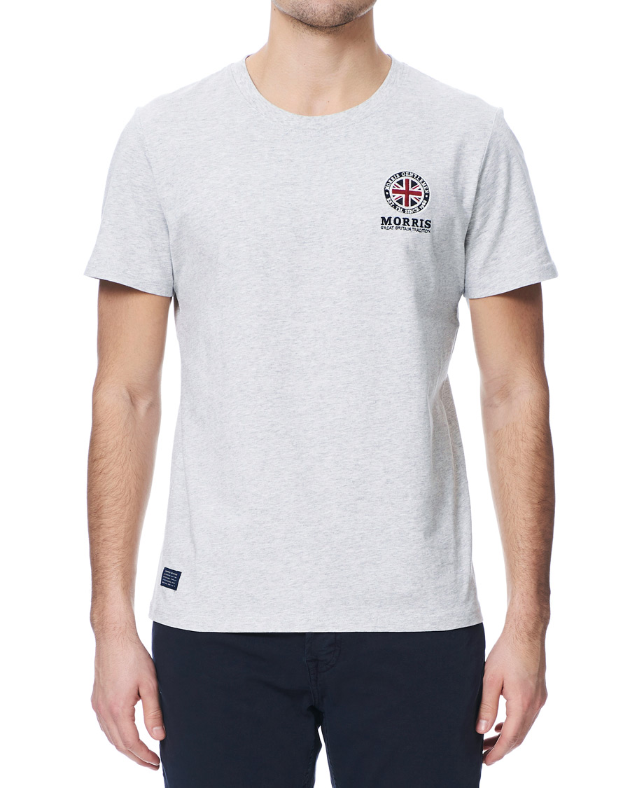 Herr | T-Shirts | Morris | Brando Logo Tee Grey