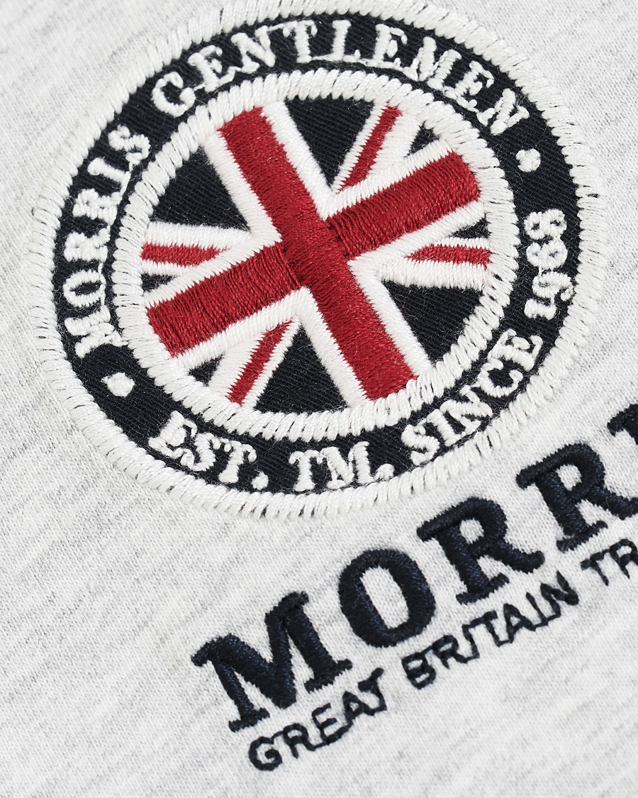 Herr | T-Shirts | Morris | Brando Logo Tee Grey