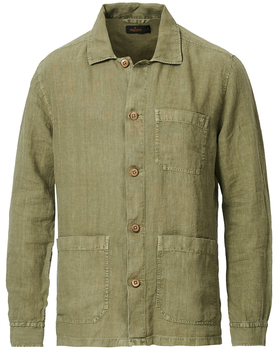Herr | Skjortor | Morris | Ethan Overshirt Jacket Olive