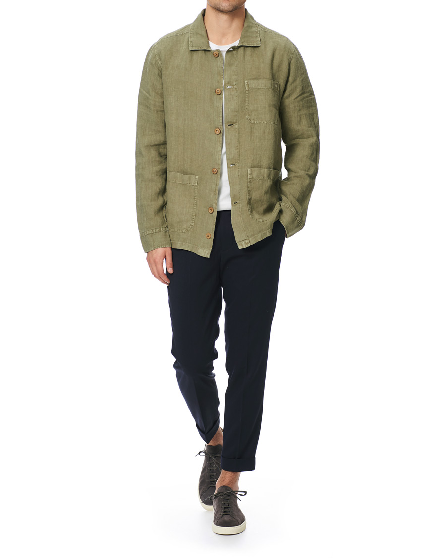 Herr | Skjortor | Morris | Ethan Overshirt Jacket Olive