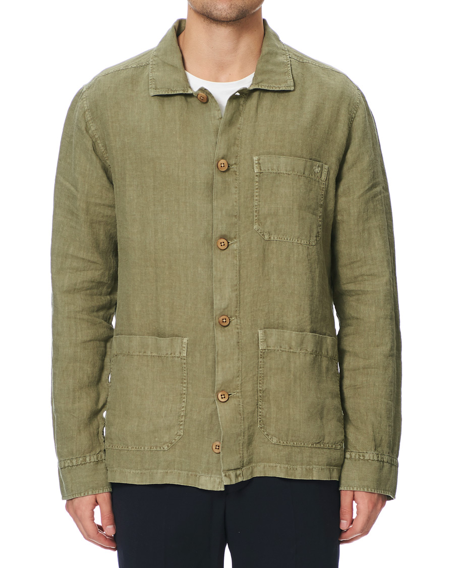 Herr | Skjortor | Morris | Ethan Overshirt Jacket Olive