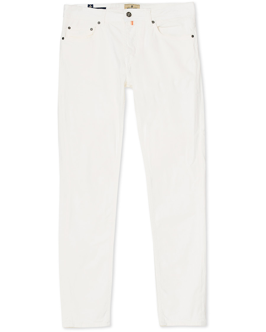 Morris James Textured 5Pocket Pants Off White hos CareOfCarl.se