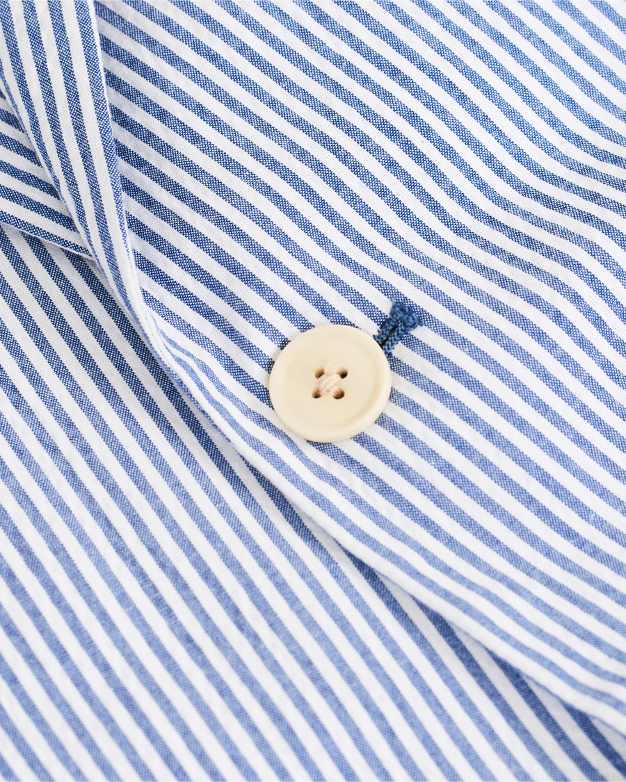 Herr | Kavajer | Morris | Resort Striped Seersucker Balzer Blue/White