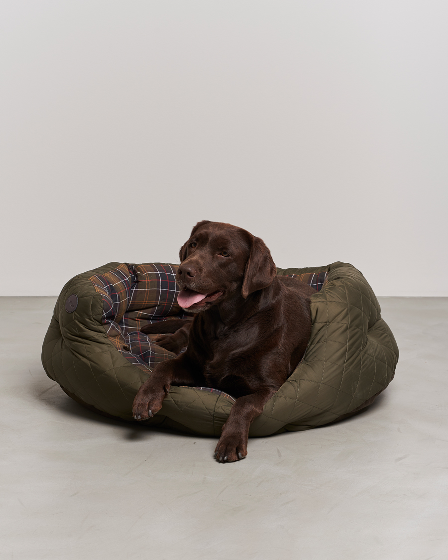 Herr | Quilted Dog Bed 35' Olive | Barbour Lifestyle | Quilted Dog Bed 35' Olive