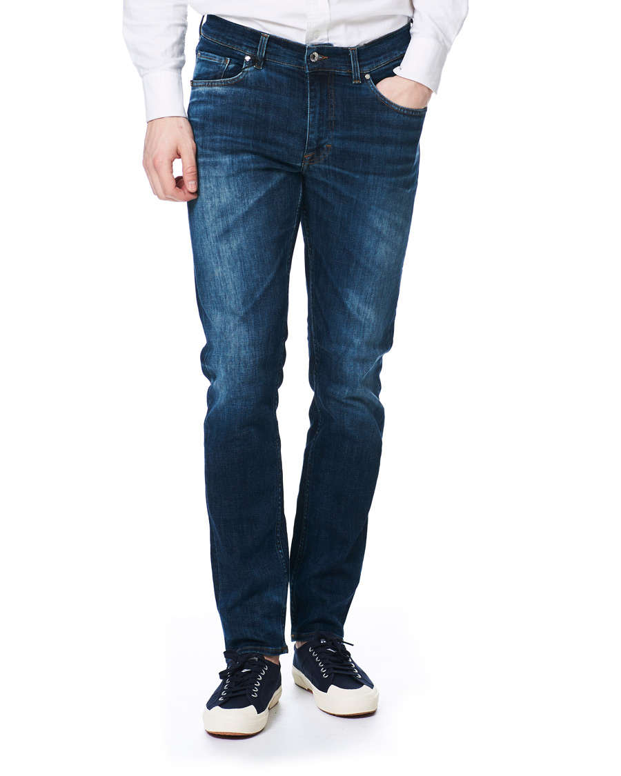 Herr | Jeans | Tiger of Sweden Jeans | Leon Super Stretch Top Jeans Medium Blue