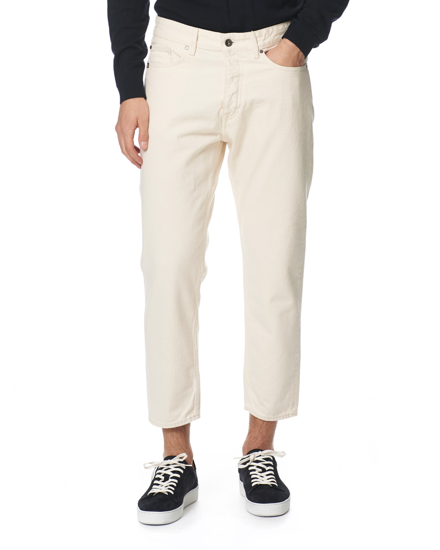 Herr | Jeans | Tiger of Sweden Jeans | Jud Organic Cotton Glass Jeans Off White