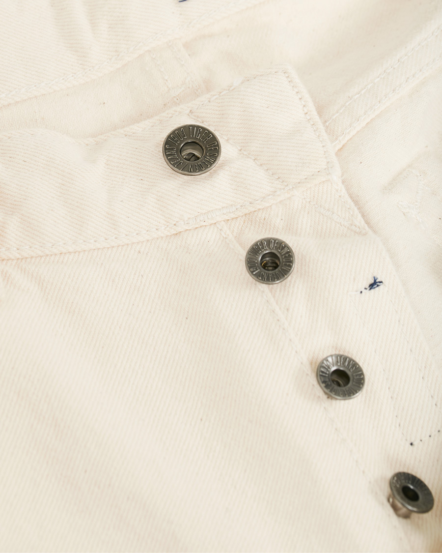 Herr | Jeans | Tiger of Sweden Jeans | Jud Organic Cotton Glass Jeans Off White