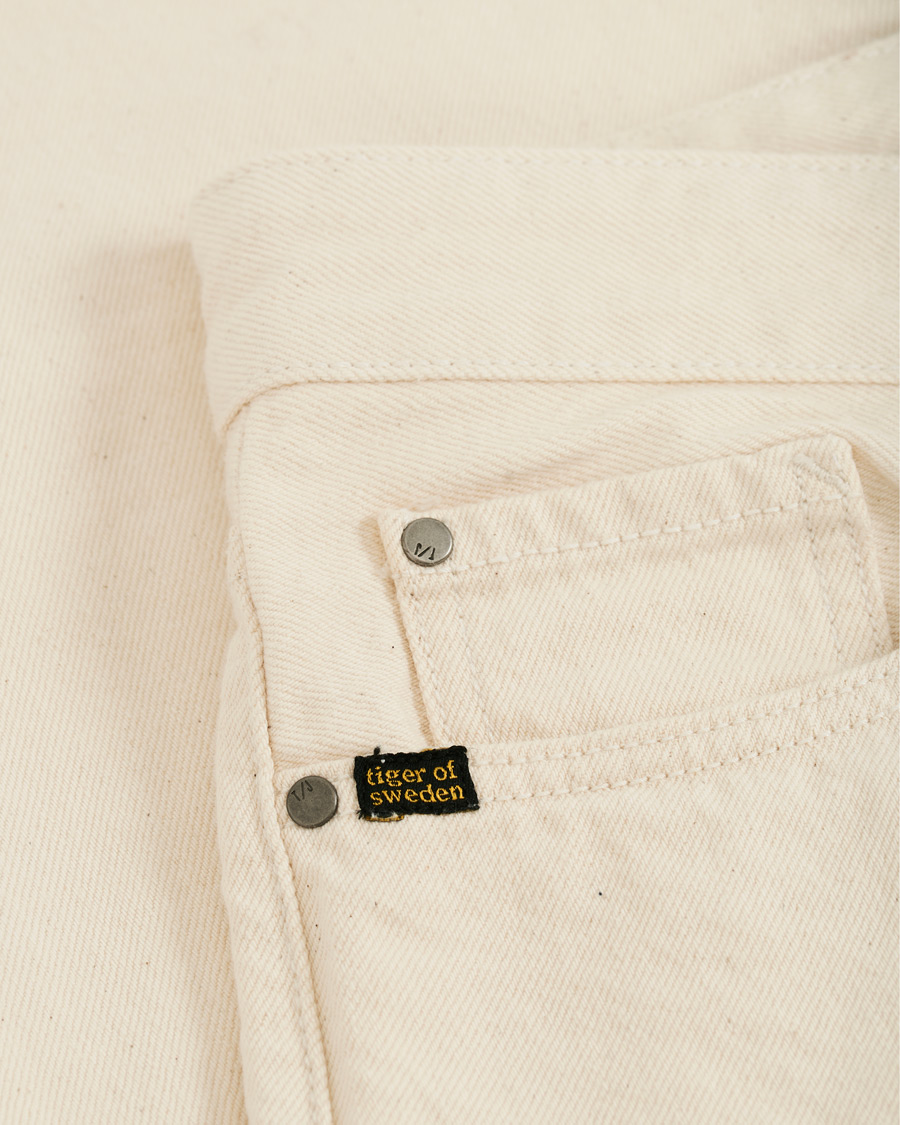 Herr | Jeans | Tiger of Sweden Jeans | Jud Organic Cotton Glass Jeans Off White