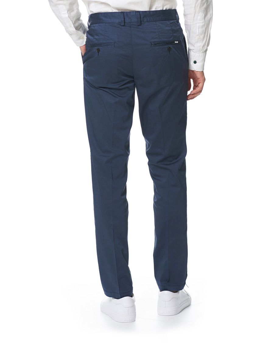 Herr | Byxor | Tiger of Sweden | Truman Satin Chinos Navy