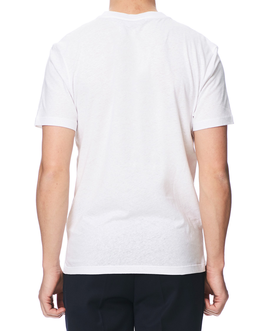 Herr | T-Shirts | Tiger of Sweden | Didelot Linen Pocket Crew Neck Tee White
