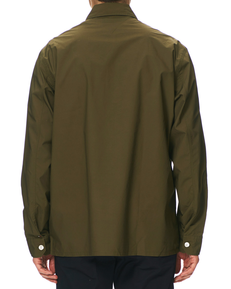 Herr | Skjortor | Tommy Hilfiger | Officer Overshirt Army Green