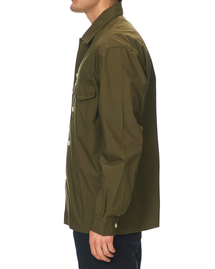 Herr | Skjortor | Tommy Hilfiger | Officer Overshirt Army Green