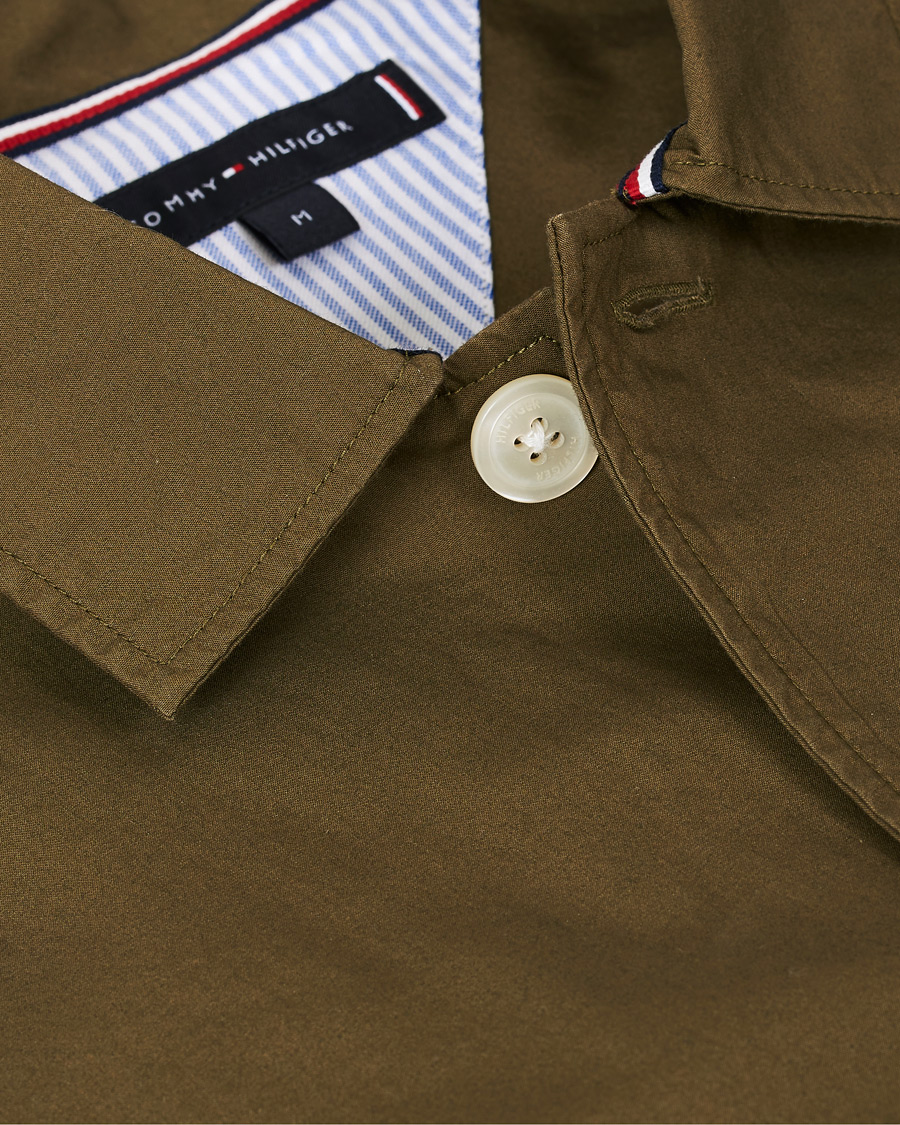 Herr | Skjortor | Tommy Hilfiger | Officer Overshirt Army Green