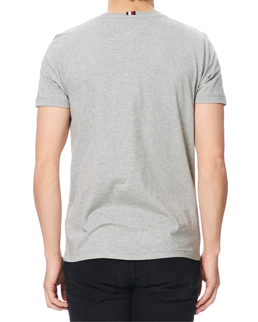 Herr | T-Shirts | Tommy Hilfiger | Flag Photo Print Crew Neck Tee Medium Grey Heather XL