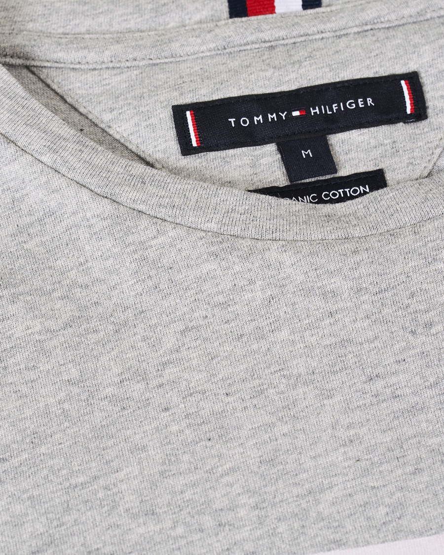 Herr | T-Shirts | Tommy Hilfiger | Flag Photo Print Crew Neck Tee Medium Grey Heather XL