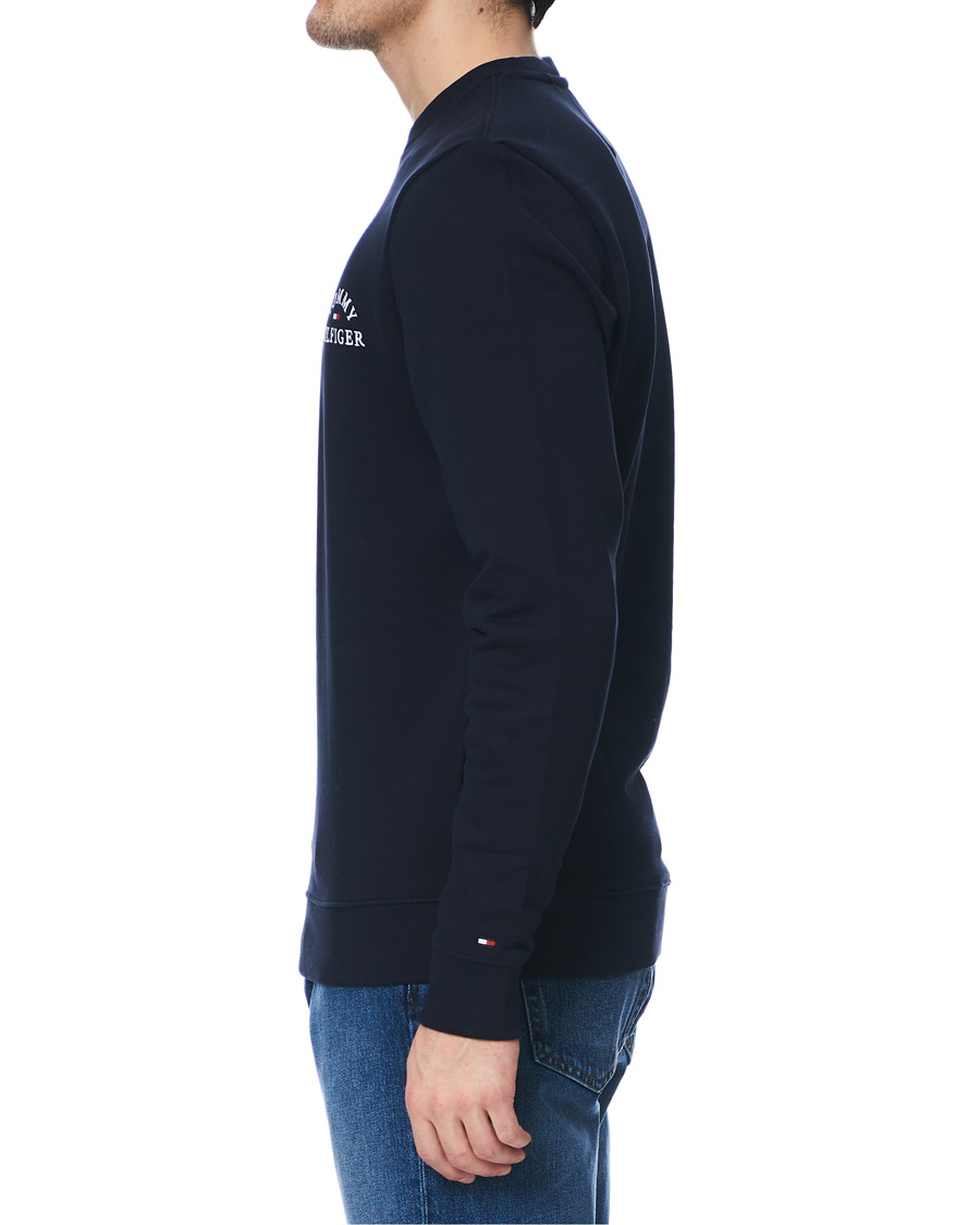 Herr | Tröjor | Tommy Hilfiger | Embroidered Crew Neck Sweatshirt Desert Sky