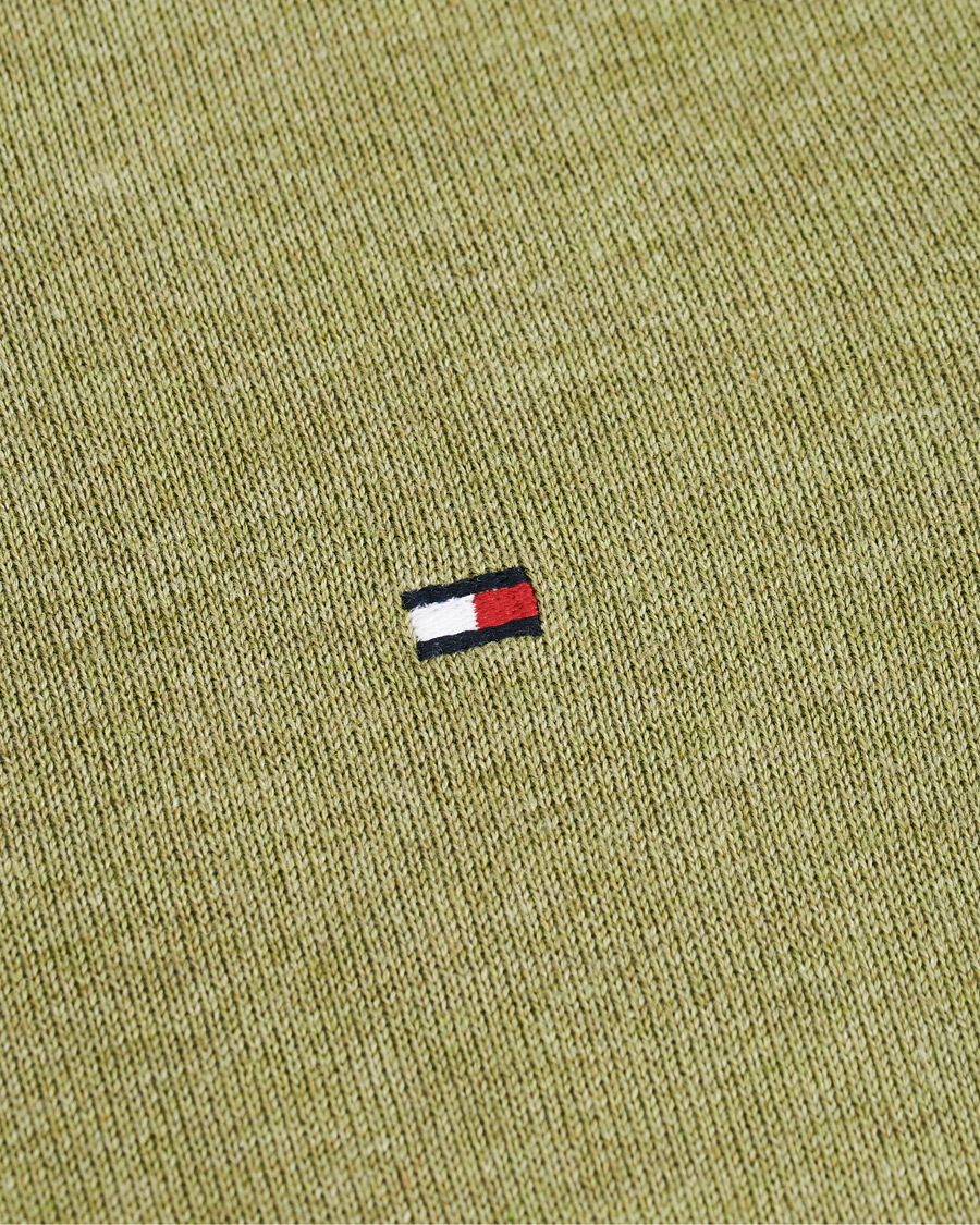 Herr | Tröjor | Tommy Hilfiger | Organic Cotton/Silk Crew Neck Pullover Faded Olive
