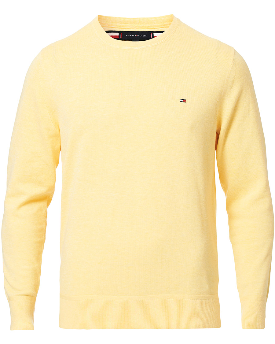 Herr | Tröjor | Tommy Hilfiger | Organic Cotton/Silk Crew Neck Pullover Sun Ray