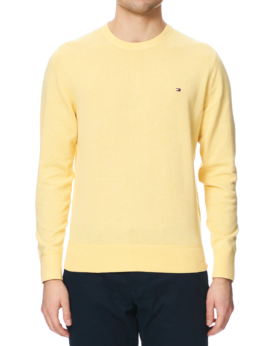 Herr | Tröjor | Tommy Hilfiger | Organic Cotton/Silk Crew Neck Pullover Sun Ray