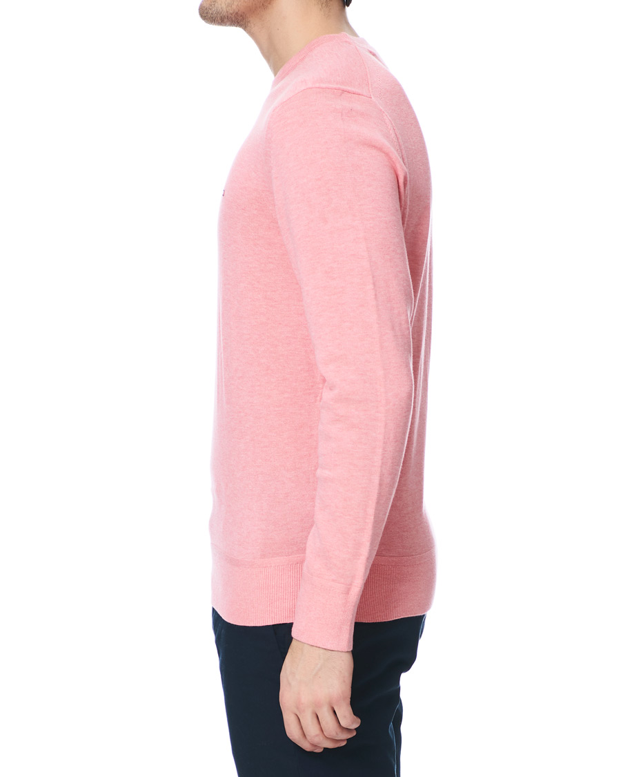 Herr | Tröjor | Tommy Hilfiger | Organic Cotton/Silk Crew Neck Pullover Pink Grapefruit