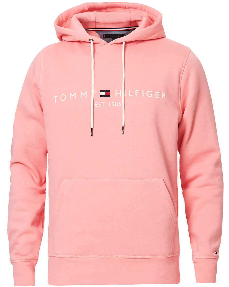 Herr | Tröjor | Tommy Hilfiger | Logo Hoodie Pink Grapefruit