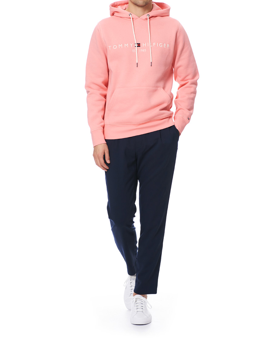 Herr | Tröjor | Tommy Hilfiger | Logo Hoodie Pink Grapefruit