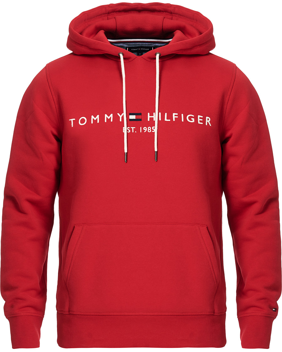 Herr | Tröjor | Tommy Hilfiger | Logo Hoodie Primary Red