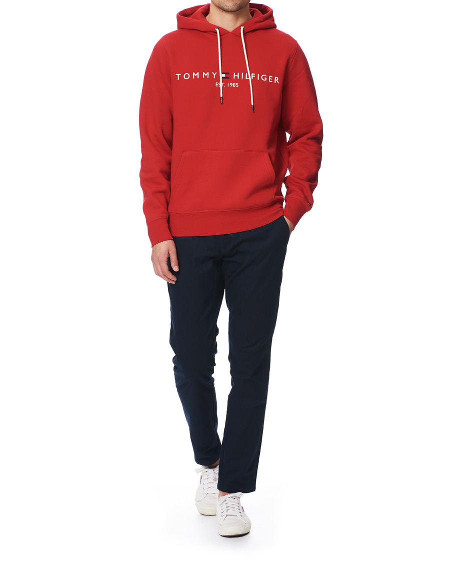 Herr | Tröjor | Tommy Hilfiger | Logo Hoodie Primary Red