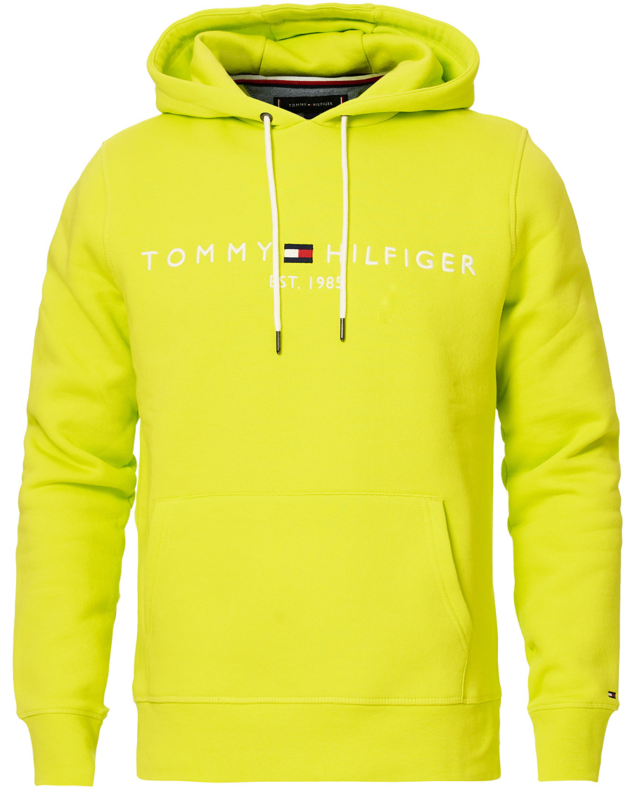 Herr | Tröjor | Tommy Hilfiger | Logo Hoodie Lemon Lime