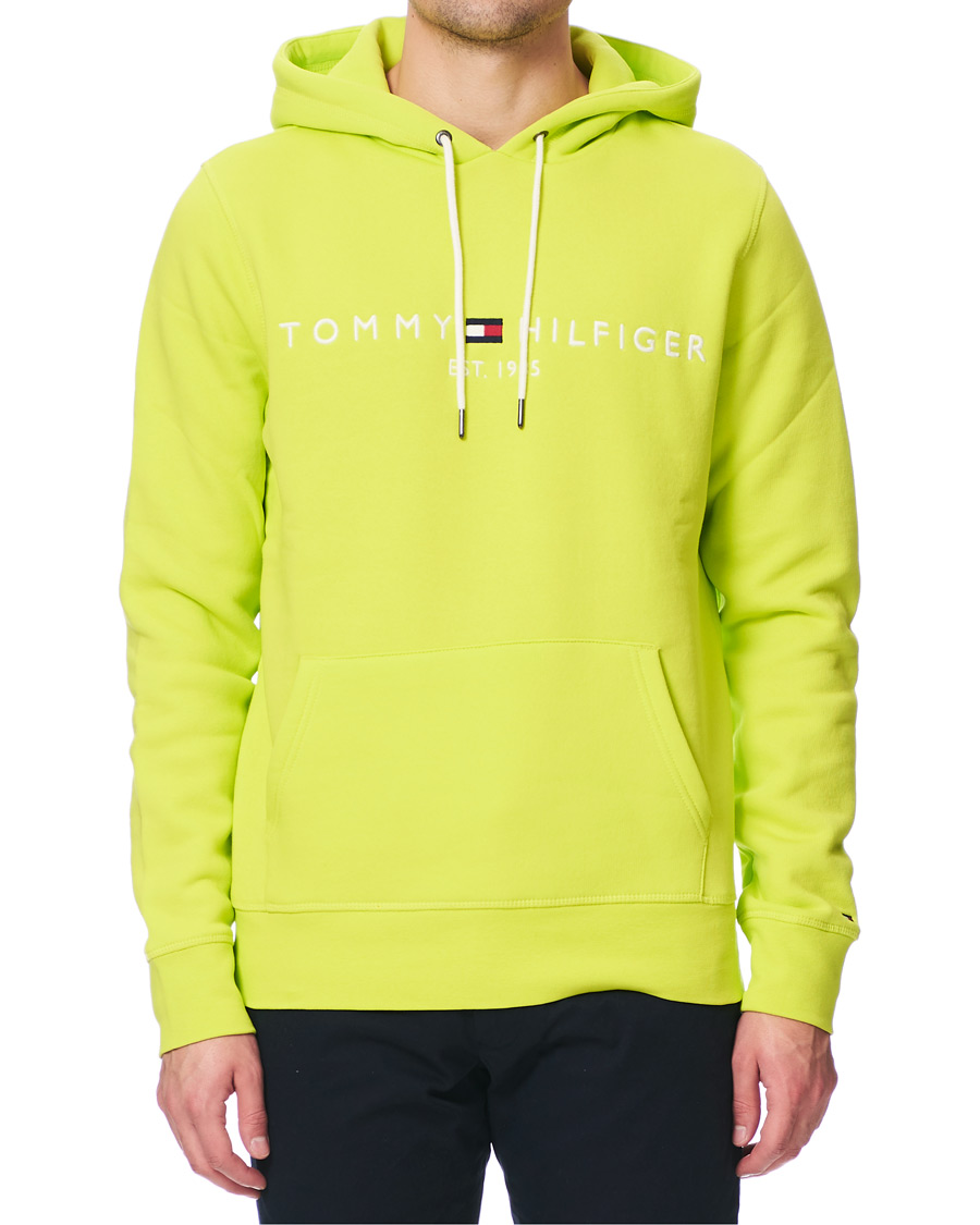 Herr | Tröjor | Tommy Hilfiger | Logo Hoodie Lemon Lime